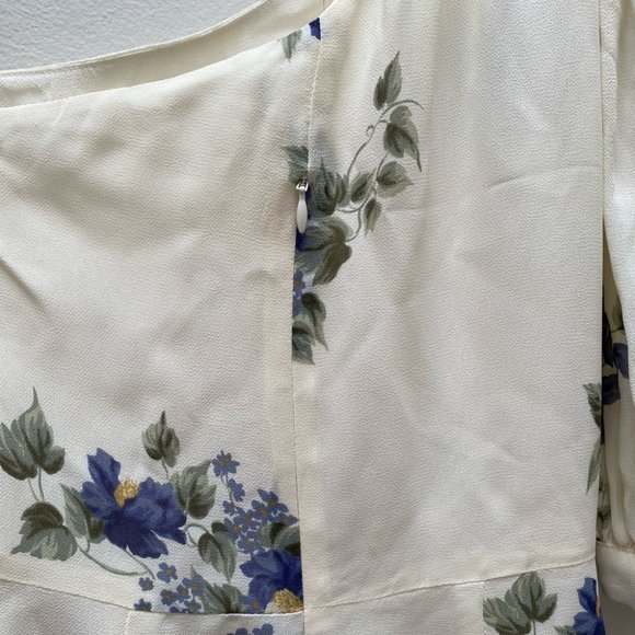 Reformation - Rainey White Floral Liberty Dress - Picture 5 of 9